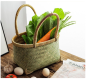 Preview: 360Home Handkorb Flechtkorb Flechtasche aus Bambus